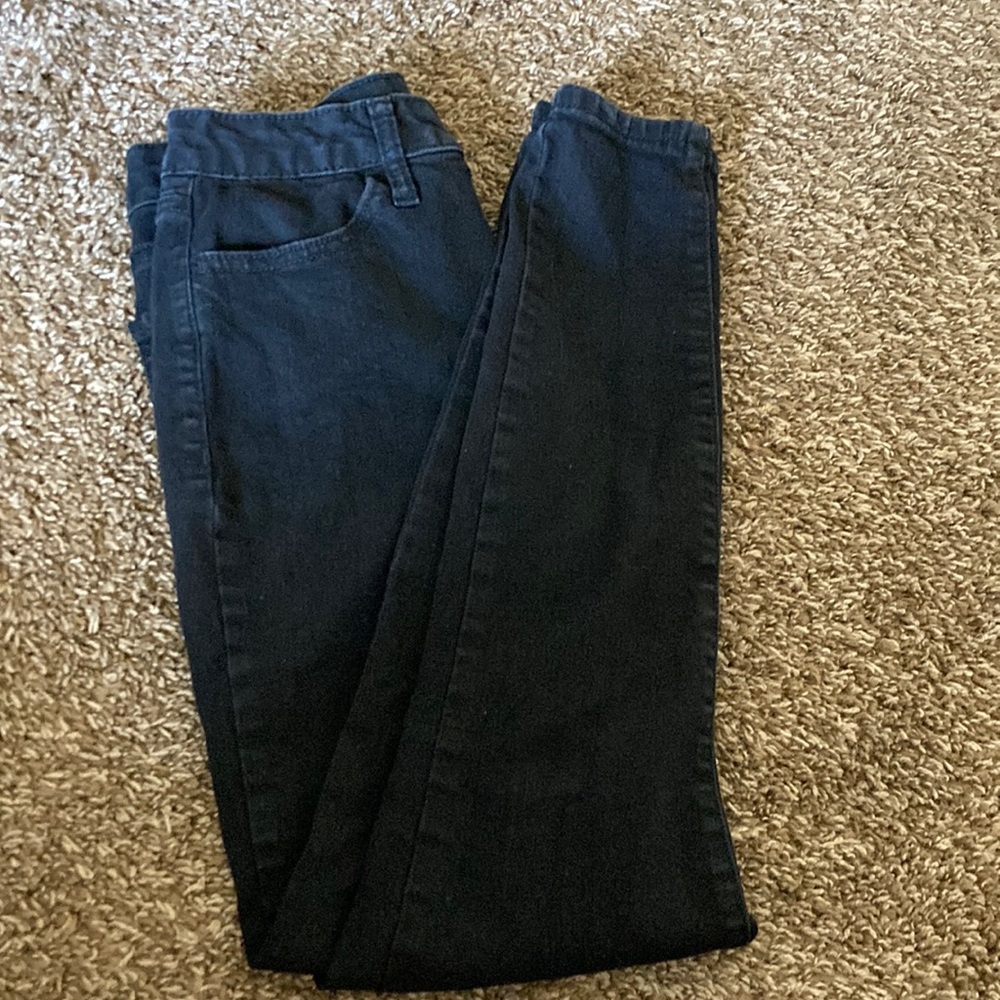 Black high rise jeggings